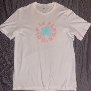 GOLF le FLEUR x Converse logo tee / white / L